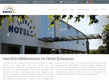Tablet Screenshot of hotel-schwanau.de